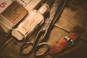 Some medical tools, well-used and serving a purpose