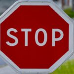 A stop sign, preventing progress and stopping you from moving forwards